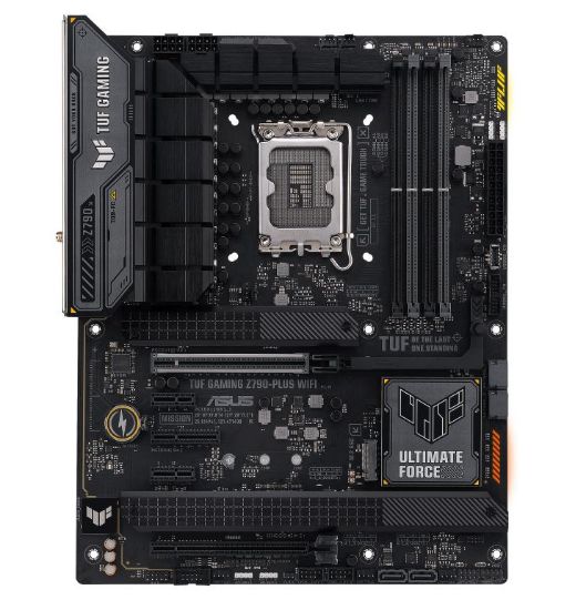 Picture of ASUS Z790 TUF GAMING Z790-PLUS WIFI Intel LGA1700 ATX Motherboard, DDR5, PCIe 5.0 x16 slot, 4x M.2. 4x SATA, 2.5Gb LAN, Wi-Fi 6E