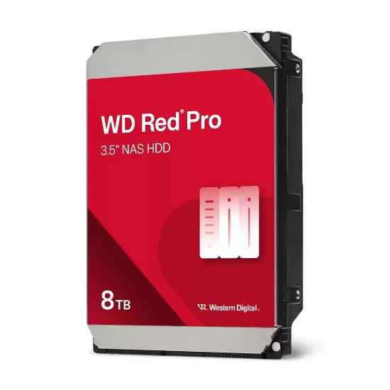 Picture of Western Digital WD Red Pro 8TB 3.5' NAS HDD SATA3 7200RPM 256MB Cache 24x7 300TBW 5yrs wty