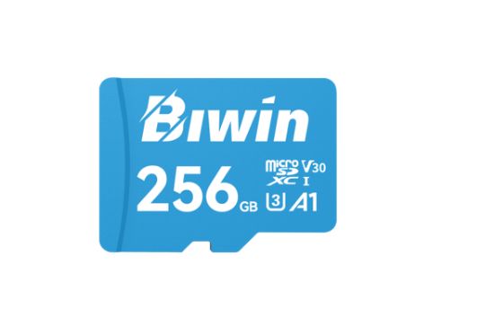 Picture of BIWIN MS100 128G  microSD3.0 Read & Write Speed up to 100MB/s & 50MB/s  case pack25/100 C10/U3/V30/A1 (64 GB-256 GB)