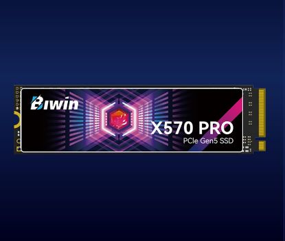 Picture of BIWIN Black Opal X570 PRO PCIe Gen5×4, NVMe 2280 Up to 14000/13000 MB/s BX570DN08TB-RGX - 5 Year Warranty