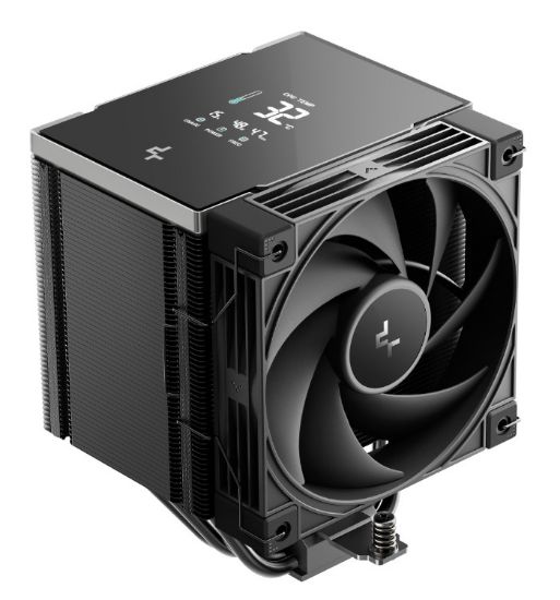 Picture of DeepCool AK500 G2 DIGITAL NYX AI Dynamic Adjustment CPU Cooler, Digital Display, 5 Heat Pipes, 4-pin PWM, Intel LGA1851/1700/1200/115x, AMD AM5/AM4