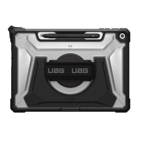 Picture of UAG Plasma Microsoft Surface Pro 12 Rugged Case - Ice/Black (324023114340), DROP+ Military Standard, Hand Strap,  Built-in Kickstand,10 Years Warranty