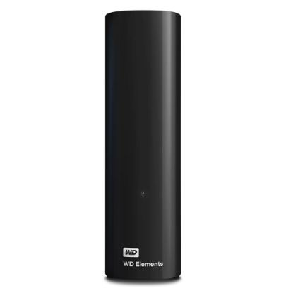 Picture of Western Digital WD Elements Desktop 22TB USB 3.0 3.5' External Hard Drive - Black Plug & Play Formatted NTFS for Windows 10/8.1/7