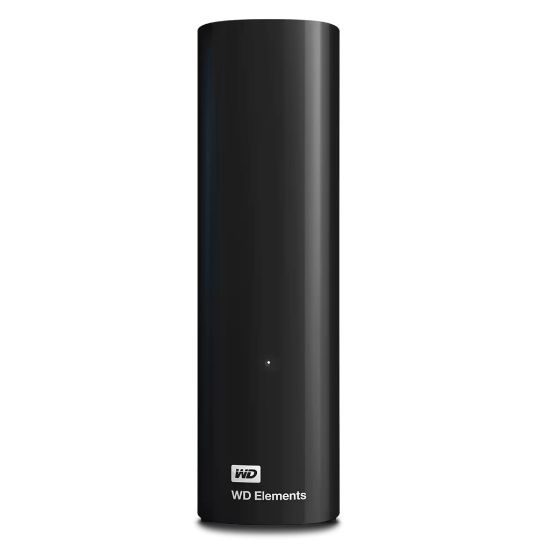 Picture of Western Digital WD Elements Desktop 22TB USB 3.0 3.5' External Hard Drive - Black Plug & Play Formatted NTFS for Windows 10/8.1/7