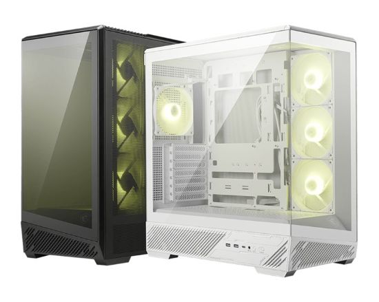 Picture of MSI MAG PANO 130R PZ -WHITE – ATX/mATX/ITX, 400mm GPU, 165mm CPU, 7 slots, 6×120mm, 360 rad top/side, 2×USB-A, 1×USB-C 20Gbps, 460×232×490mm, 8.37kg