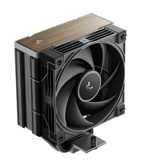 Picture of DeepCool AK400 G2 Wood Grain Top Cover CPU Cooler, 4 Heat Pipes, 4-pin PWM, Hydro Bearing, Intel LGA1851/1700/1200/115x, AMD AM5/AM4