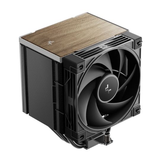 Picture of DeepCool AK500 G2 Wood Grain Top Cover CPU Cooler, 5 Heat Pipes, 4-pin PWM, Intel LGA1851/1700/1200/115x, AMD AM5/AM4