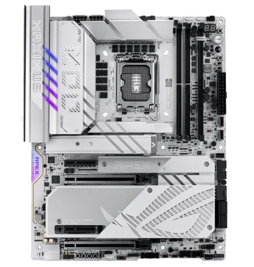Picture of ASUS ROG MAXIMUS Z890 APEX LGA1851 ATX Motherboard 96GB, 2x DDR5, 2 x PCIe 5.0 x16 slots, 6 x M.2 slots, 4 x SATA 6Gb/s