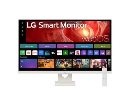 Picture of LG 31.5' 4K UHD Smart Monitor with webOS, USB-C PD 65W, AirPlay 2, Screen Share, Bluetooth, Magic Remote support, and tilt adjustable stand