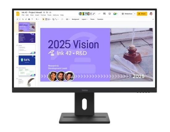 Picture of LENOVO ThinkVision E27Q-40 27' 100Hz QHD IPS Monitor 2K 2560x1440 16:9 4ms Tilt Swivel Pivot Height Adjust 2xHDMI DP VESA 3yr WTY Black