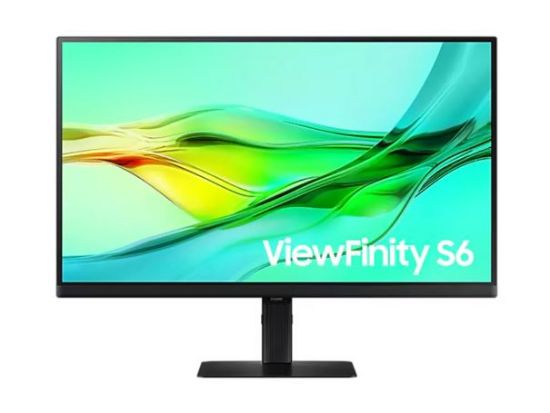 Picture of Samsung 23.8'/24' S6 ViewFinity 100Hz QHD IPS Monitor 2K 2560x1440 16:9 5ms Height Adjust Tilt Swivel Pivot DP1.4 HDMI USB-C HUB LAN HAS HDR10 VESA 3Y