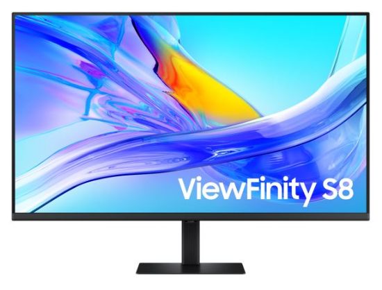 Picture of Samsung 37' ViewFinity S8 UHD 4K 3840x2160 HDR10 16:9 60Hz 5ms 350 cd/㎡ VA DP HDMI USB-C HUB LAN HAS Tilt Swivel VESA Gaming Monitor Black 3YR