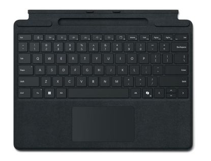 Picture of Microsoft Surface Pro Signature Keyboard Black Microsoft Cover port compatible Pro 11 Pro 10 Surface Pro 9 Surface Pro 8 Surface Pro X -No Pen