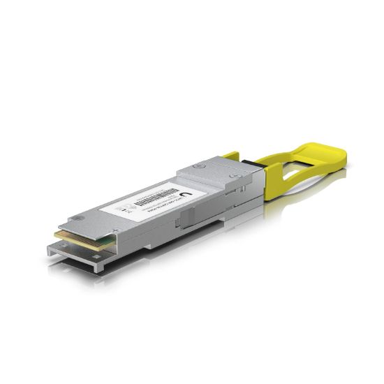 Picture of Ubiquiti 100G PSM4 Single-Mode Optical Module,QSFP28 Transceiver Dupports 100G Connections Up to 2 km,Single-mode Fiber, MPO-12 APC Connector.