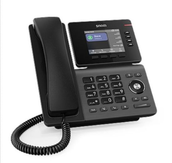 Picture of SNOM D810W The Snom D810W is the smart entry into professional IP telephony. Its colour display and built-in Wi-Fi offer modern usability