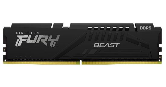 Picture of Kingston 32GB (1x32GB) DDR5 5600MT/s CL36 FURY Beast Black EXPO Memory