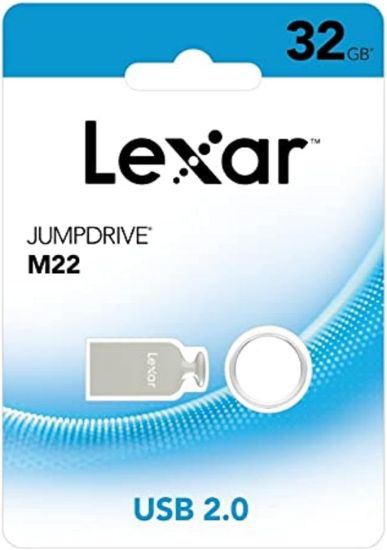 Picture of Lexar M22 32GB JumpDrive® USB Flash Drive provides stylish, high-capacity portable storage, allowing you to easily transfer, store, and share files on