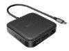 Picture of Targus HyperDrive USB4 Mobile Dock USB-C 100W PD Passthrough 8K@30Hz 4K@60Hz 1xDP1.4 1xHDMI2.1  2xUSB-A 1xUSB-C 1xUSB4 Black 2Y WTY