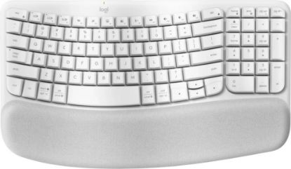 Picture of Logitech Ergo Series Wave Keys Wireless Ergonomic Keyboard (Off-white)