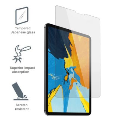 Picture of Cygnett OpticShield Apple iPad Air (10.9') (5th-4th Gen) / iPad Pro (11') (4th-1st Gen)Tempered Glass Screen Protector -(CY2704CPTGL) 2 Years Warranty