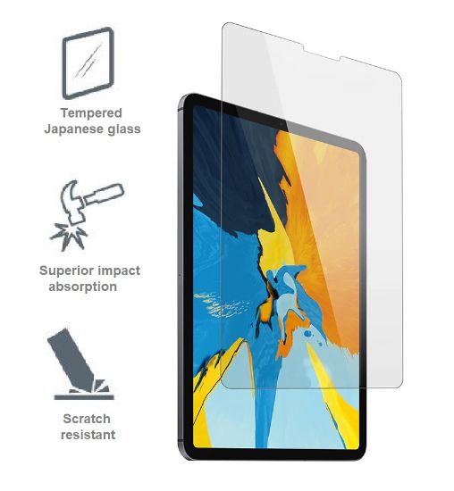 Picture of Cygnett OpticShield Apple iPad Air (10.9') (5th-4th Gen) / iPad Pro (11') (4th-1st Gen)Tempered Glass Screen Protector -(CY2704CPTGL) 2 Years Warranty