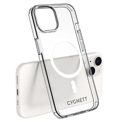 Picture of Cygnett AeroMag Apple iPhone 16e/ iPhone 14 / iPhone 13 Clear Protective Case - (CY4173CPAEG),Slim,Hard-Shell Back,MagSafe Compatible,2 Years Warranty