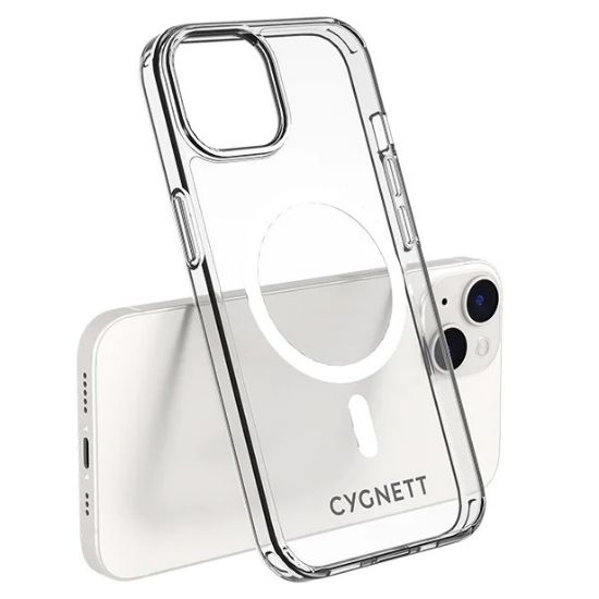 Picture of Cygnett AeroMag Apple iPhone 16e/ iPhone 14 / iPhone 13 Clear Protective Case - (CY4173CPAEG),Slim,Hard-Shell Back,MagSafe Compatible,2 Years Warranty