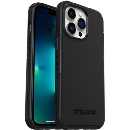 Picture of OtterBox Symmetry Apple iPhone 13 Pro Case Black - (77-83466), DROP+ 3X Military Standard, Raised Edges, Durable Protection,7 Years Warranty
