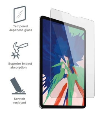 Picture of Cygnett OpticShield Apple iPad Pro (12.9') (6th/5th/4th/3rd Gen) Tempered Glass Screen Protector - (CY2731CPTGL), 2 Years Warranty