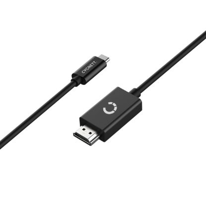 Picture of Cygnett Unite USB-C to HDMI Cable (1.8M) - Black (CY3305HDMIC),Support 4K/60hz,Extend from Laptop/Tablet/Phone to HDMI TV/Projector, 2 Years Warranty