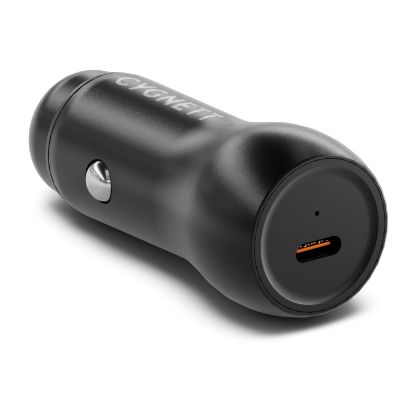 Picture of Cygnett CarPower 45W USB-C Car Charger - Black (CY4707CYCCH), Aluminium Alloy Finish, LED Charge Indicator, 2 Years Warranty