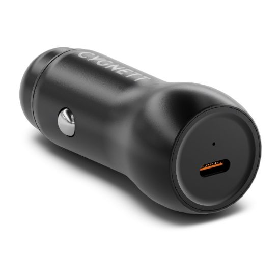 Picture of Cygnett CarPower 45W USB-C Car Charger - Black (CY4707CYCCH), Aluminium Alloy Finish, LED Charge Indicator, 2 Years Warranty