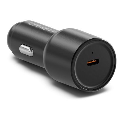 Picture of Cygnett CarPower 65W USB-C Car Charger - Black (CY4708CYCCH), Aluminium Alloy Finish, LED Charge Indicator, 2 Years Warranty