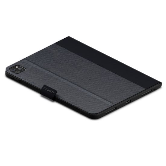 Picture of Cygnett TekView Apple iPad Pro (11') (M5/M4) (6th/5th Gen) Case - Black (CY4972TEKVI), 4ft Drop Protection, Pencil Storage, 2 Years Warranty