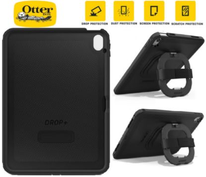 Picture of OtterBox Defender Apple iPad (11.0') 11th Gen (A16) / iPad 10th Gen (10.9') Case Black - No Retail Packaging, Built-in-Kickstand & Screen Protector