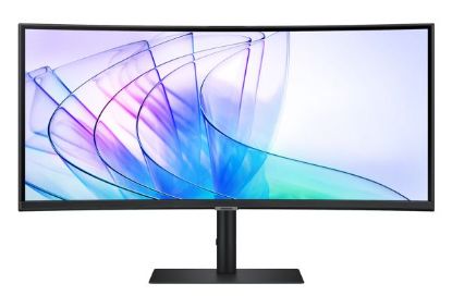 Picture of Samsung 34' ViewFinity S50GC UWQHD Ultra 3000:1 100Hz 3440x1440 21:9 5ms 350 cd/㎡ HDR10 VA DP HDMI USB-C Hub LAN Webcam Tilt HAS Swivel VESA 3YR