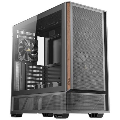 Picture of Antec P30 Air 478×222×465 mm, Steel+Plastic+Wood, ATX/mATX/ITX, 4mm TG, 2xUSB3.0, Type-C, 7 slots, 2/1×3.5'/2.5', fans 5, GPU 405 mm Mid Tower Case