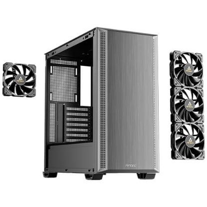 Picture of Antec P7 S 478 x 222 x 465 mmATX/M-ATX/ITX, Steel + Plastic, USB-C 3.2, 4×120mm PWM fans, 360mm radiator, GPU 405mm, PSU 270mm Mid-Tower ATX Case