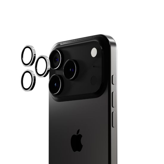 Picture of Cygnett Apple iPhone 17 Pro / iPhone 17 Pro Max Camera Lens Protector - (CY5544CYCLP), DropProof, Scratch Resistant, 2 Years Warranty