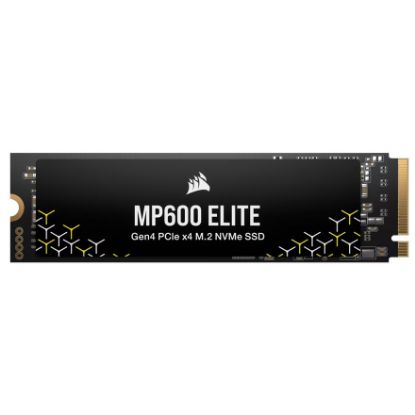 Picture of Corsair MP600 ELITE 2TB PCIe Gen4 x4 NVMe 1.4 M.2 SSD, M.2 2280, PCIe 4.0, 7000 MB/s read, 6500 MB/s write, 3D TLC NAND, Windows/Mac compatible