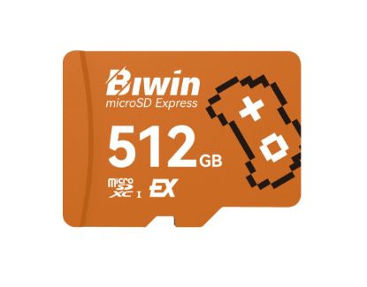Picture of BIWIN ME300-512G microSD Express Read & Write Speed up to 900 MB/s & 800 MB/s BAME300512G-RGX
