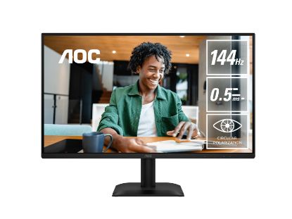Picture of AOC 27E40L,27' IPS,FHD 1920x1080@144Hz,4ms/0.5ms,300cd/m²,1500:1,HDMI+DP,178°,VESA100
