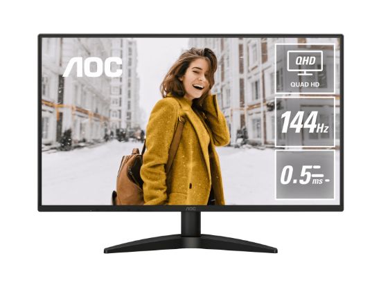 Picture of AOC Q27B36X,27' IPS,QHD 2560x1440@144Hz,0.5ms/4ms,300cd/m²,1500:1,HDMI 2.0+DP 1.4,178°,VESA100