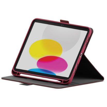 Picture of Cygnett TekView Apple iPad (11.0') 11th Gen (A16)/iPad 10th Gen (10.9') Case - Cherry Rose (CY4479TEKVI), 360° Protection, 2 Years Warranty