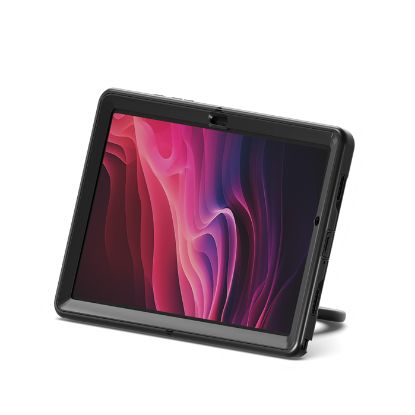 Picture of Cygnett GripStand Samsung Galaxy Tab A9+ (11') Case - Black(CY5200CPGRP), Built-in Screen Protector, 360° Rotating Stand, 2 Years Warranty