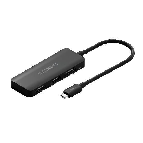 Picture of Cygnett Unite 3-in-1 USB-C to Triple HDMI Hub- Black(CY5392CYHUB),2x4k(60HZ),3x4k(30Hz),Supports MST Mode,ABS Outershell, 15cm cable,2 Year Warranty