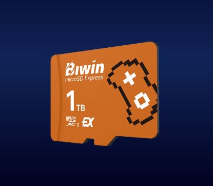 Picture of BIWIN ME300-1TB microSD Express Read & Write Speed up to 900 MB/s & 800 MB/s BAME30001TB-RGX