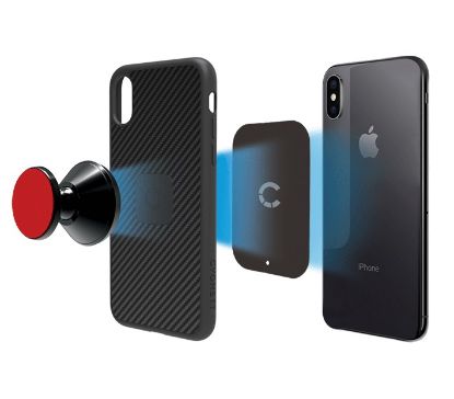 Picture of Cygnett MagMount Plus Car Dash and Windscreen Phone Magnetic Mount - Black(CY2378ACDAS), 360° Adjustable, Strong Magnetic Hold,2 Years Warranty