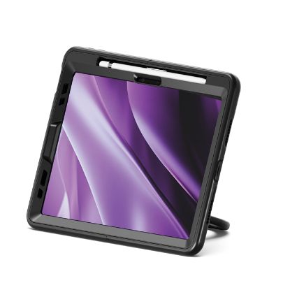 Picture of Cygnett GripStand Apple iPad Air (11') (M2/M3)/iPad Air(10.9')(5th-4th Gen)/iPad Pro(11')(4th/3rd/2nd/1st Gen)Case-Black(CY5202CPGRP),2 Years Warranty