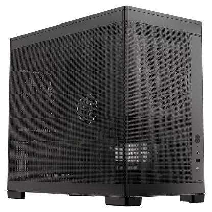Picture of OKINOS Mini Art 4 OKINOS Mini Art 4, Mini Tower, mATX/ITX, 395×200×343mm, USB-C 10Gbps, Mesh side, 3×120mm fans, GPU ≤330mm, CPU ≤165mm, PSU ≤150mm